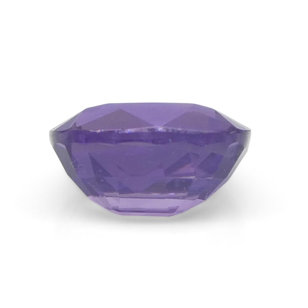 0.87ct Square Cushion Purple  Saphir d'Afrique de l'Est, non chauffé en vente 6