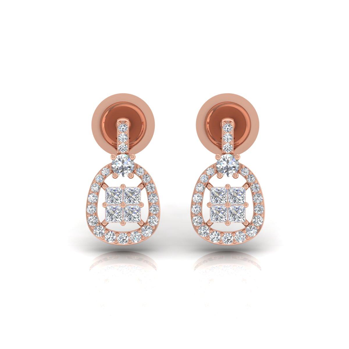 Coulées dans de l'or 18 carats, ces boucles d'oreilles exquises sont serties de 0,88 carats de diamants étincelants.

Suivez la vitrine de Spectrum Jewels pour découvrir la dernière collection et les pièces exclusives. Spectrum Jewels est fièrement
