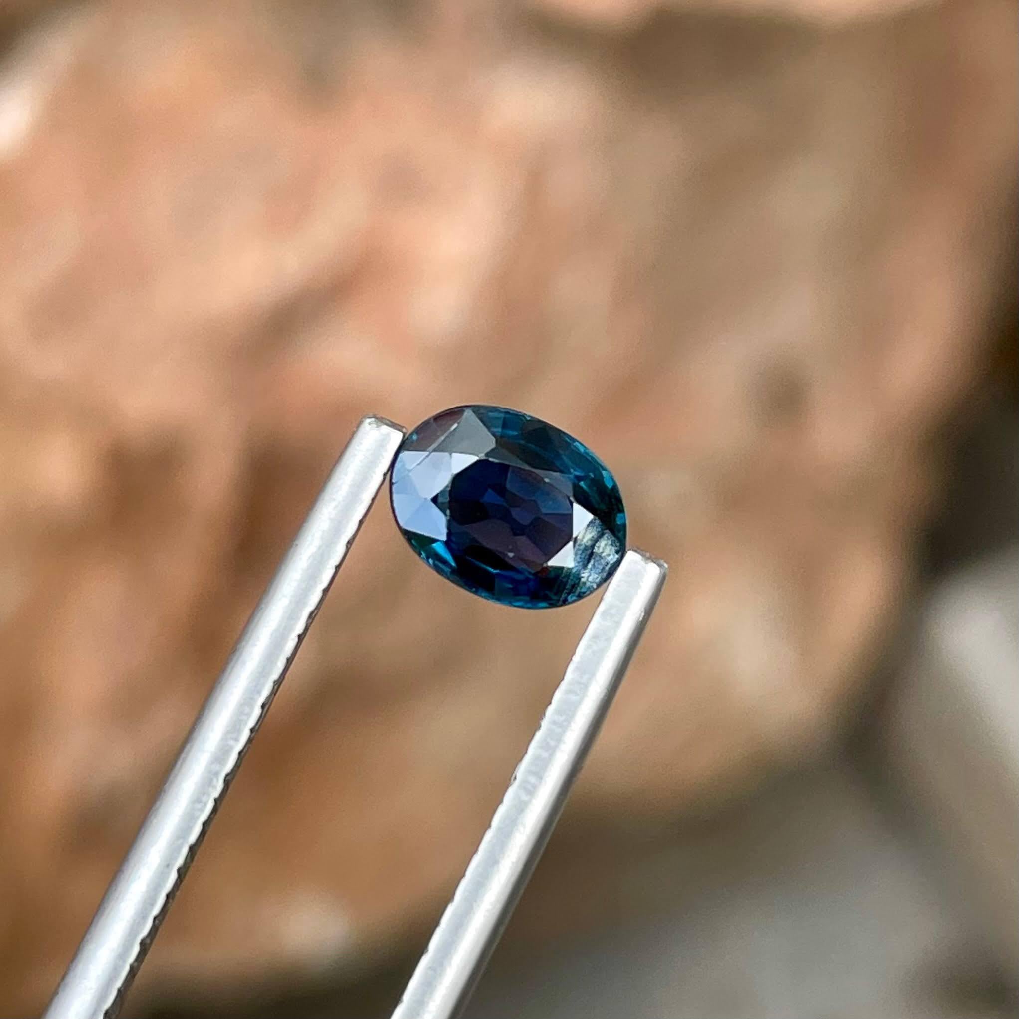 Weight 0.88 carats 
Dimensions 7.08x5.71x2.51 mm
Treatment none 
Clarity VVS
Origin Madagascar 
Shape oval 
Cut oval 




This exquisite 0.88 carat deep blue sapphire stone boasts an elegant oval cut, showcasing the brilliance of Madagascar's