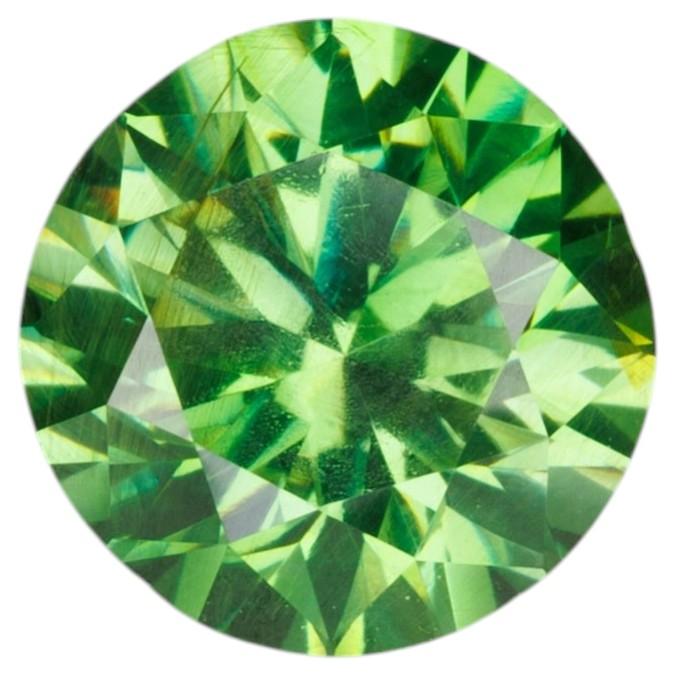 0.88 ct, Faceted Russian demantoid garnet