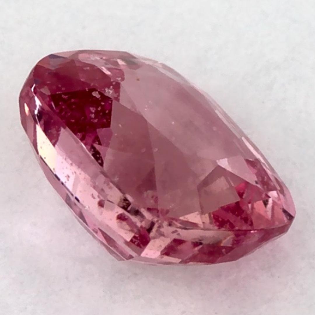 0.88 Ct Pink Sapphire Cushion Loose Gemstone (pierre précieuse en vrac) en vente 1