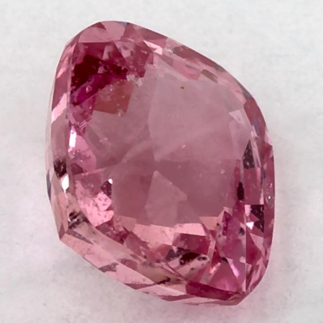 0.88 Ct Pink Sapphire Cushion Loose Gemstone (pierre précieuse en vrac) en vente 2