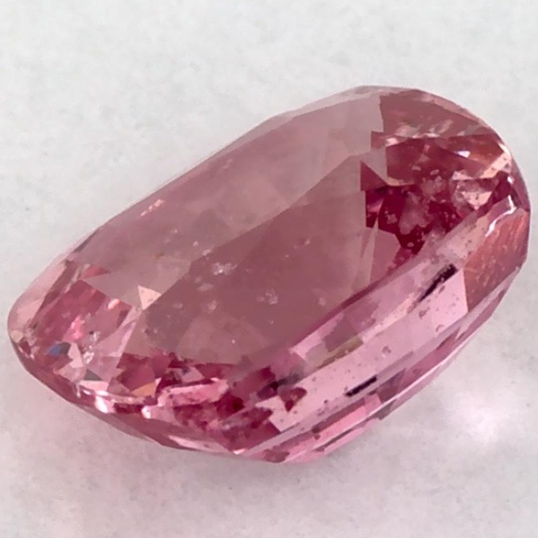 0.88 Ct Pink Sapphire Cushion Loose Gemstone (pierre précieuse en vrac) en vente 3
