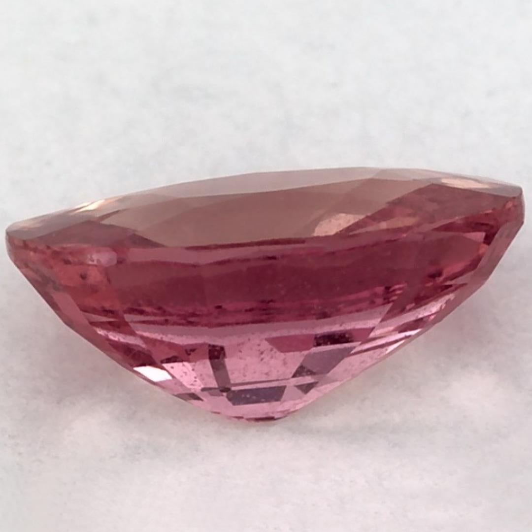 0.88 carati di zaffiro rosa ovale sfuso In condizioni Nuovo in vendita a Fort Lee, NJ