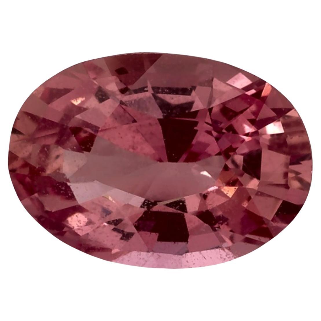 0.88 carati di zaffiro rosa ovale sfuso