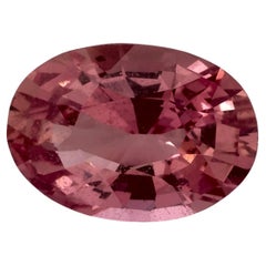 0.88 Ct Pink Sapphire Oval Loose Gemstone