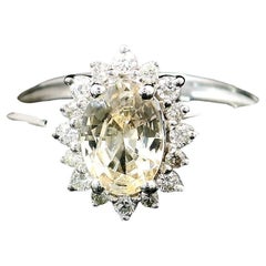 0.88 Sapphire ring