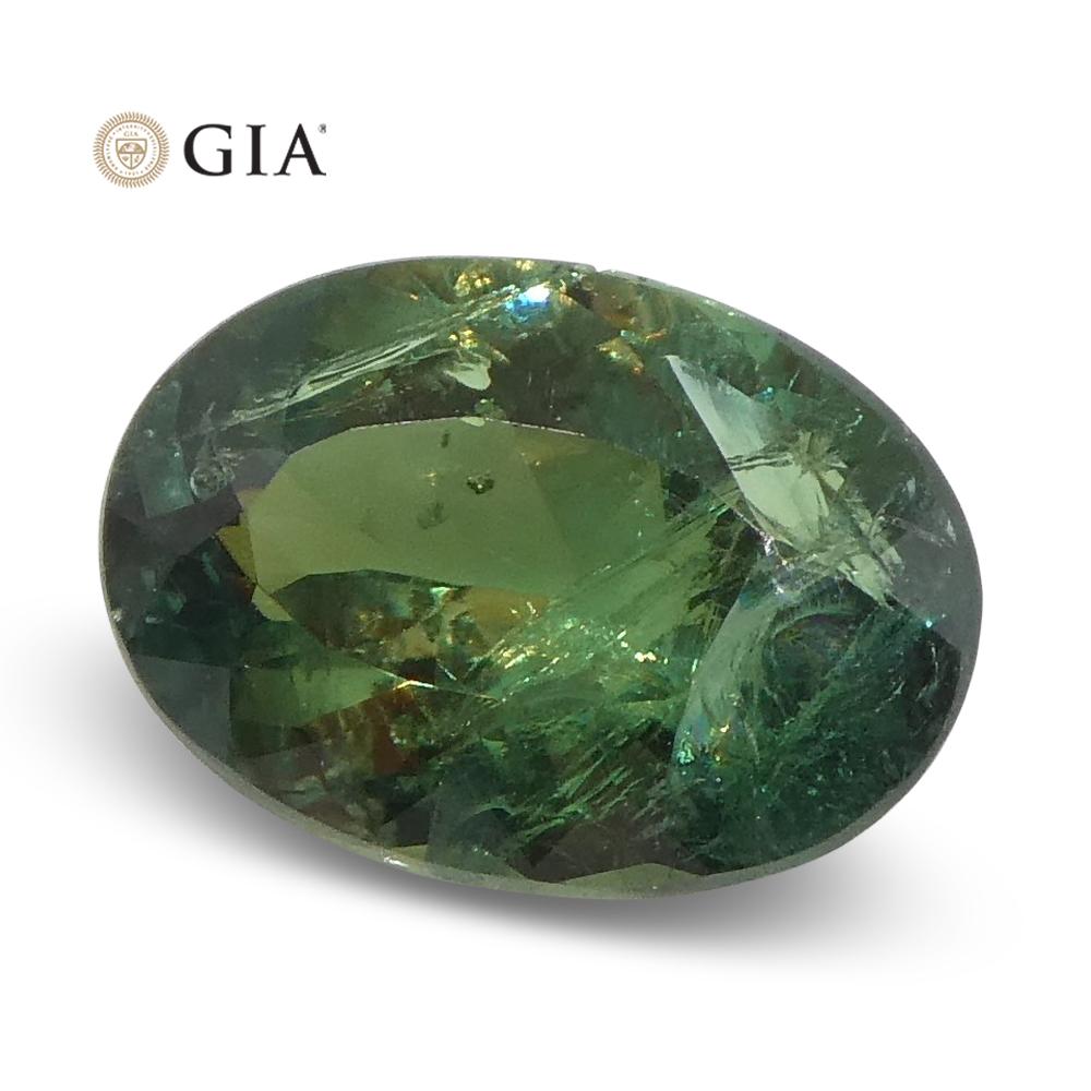 0,88ct Oval Blue-Green to Purple Alexandrite GIA Certified Brazil 6