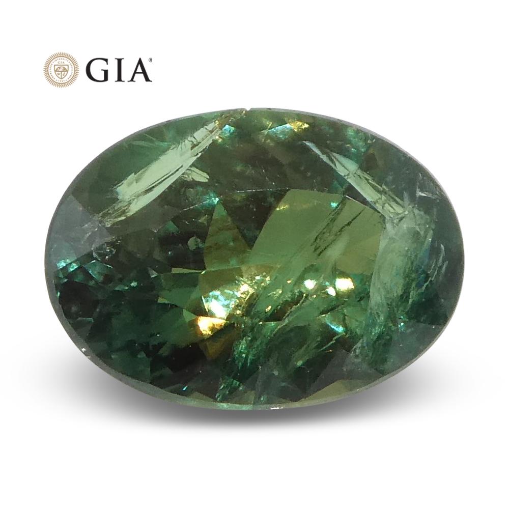 0,88ct Oval Blue-Green to Purple Alexandrite GIA Certified Brazil 4
