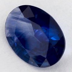 0.89 Ct Blue Sapphire Oval Loose Gemstone