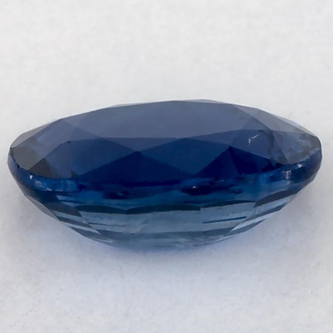0.89 Ct Blue Sapphire Oval Loose Gemstone (pierre précieuse en vrac) Neuf - En vente à Fort Lee, NJ