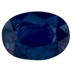 0.89 Ct Blue Sapphire Oval Loose Gemstone (pierre précieuse en vrac)
