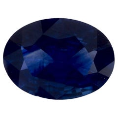 0.89 Ct Blue Sapphire Oval Loose Gemstone