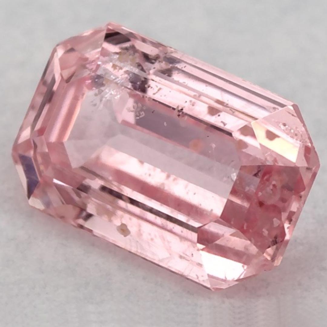 Ottagono 0.89 Ct Pink Sapphire Octagon Cut Loose Gemstone in vendita