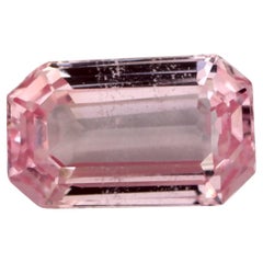 0.89 Ct Pink Sapphire Octagon Cut Loose Gemstone