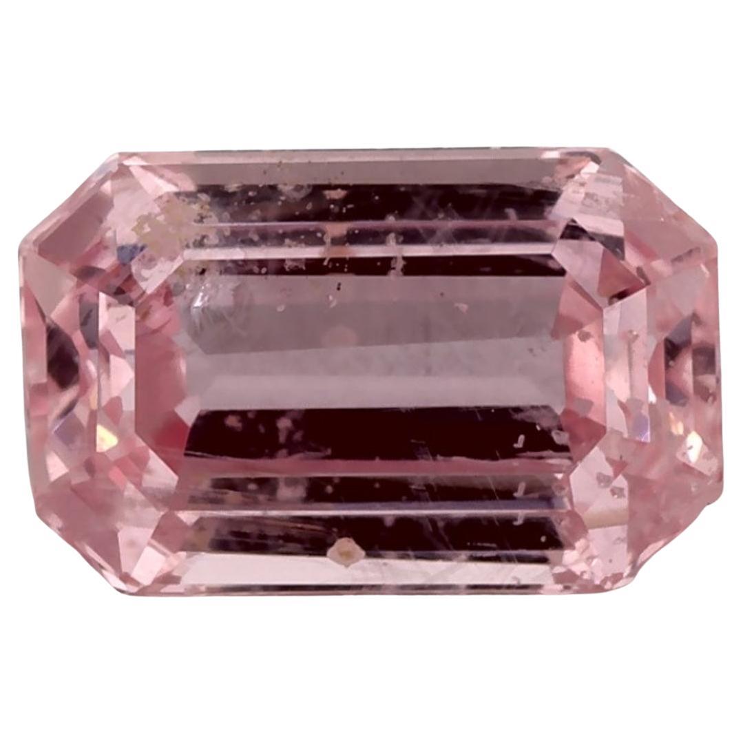 0.89 Ct Pink Sapphire Octagon Cut Loose Gemstone