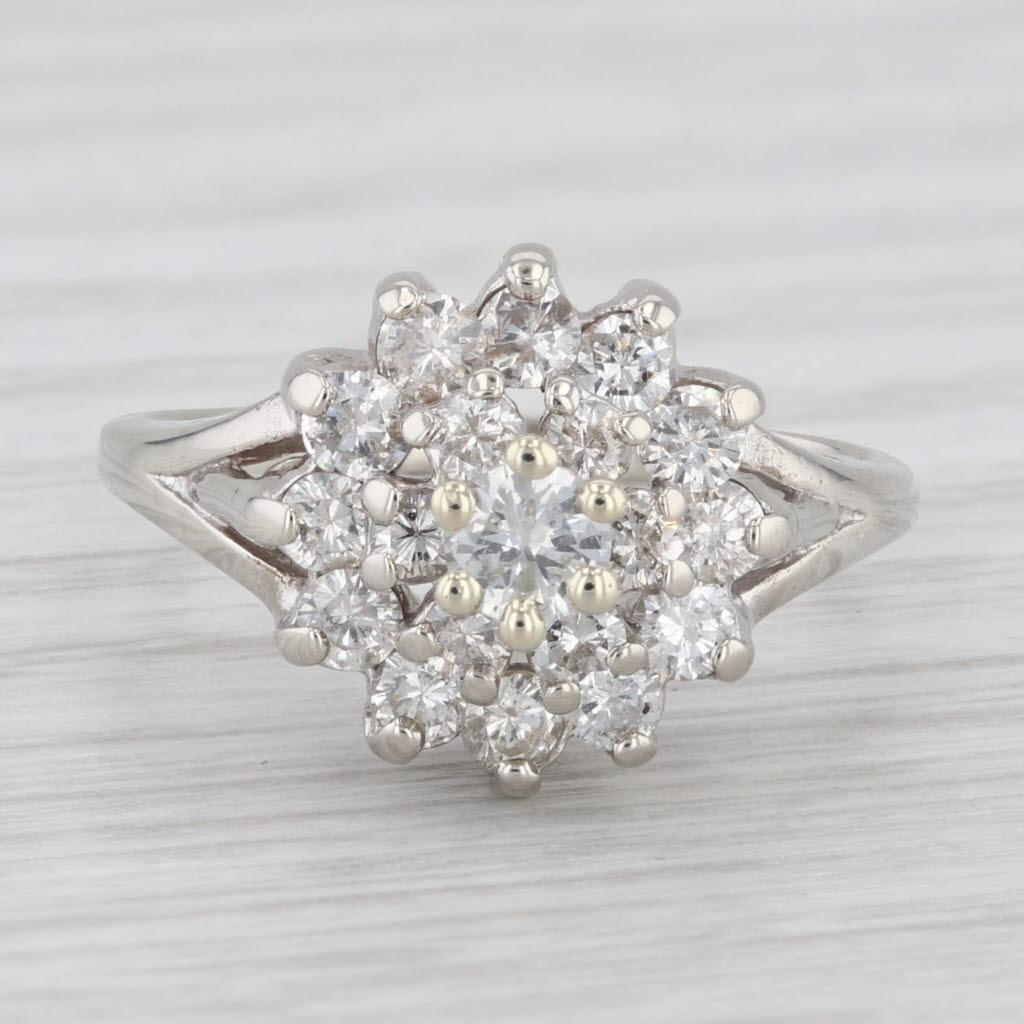 Gemstone Information:
- Natural Diamonds -
Total Carats - 0.35ctw
Cut - Round Brilliant
Color - H - I
Clarity - SI2 

- Natural Diamonds -
Total Carats - 0.54ctw
Cut - Round Brilliant
Color - G - H
Clarity - SI2 

Metal: 14k White Gold
Weight: 4