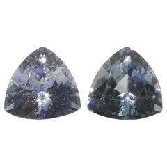 0.8ct Trillion Blue Sapphire from Sri Lanka