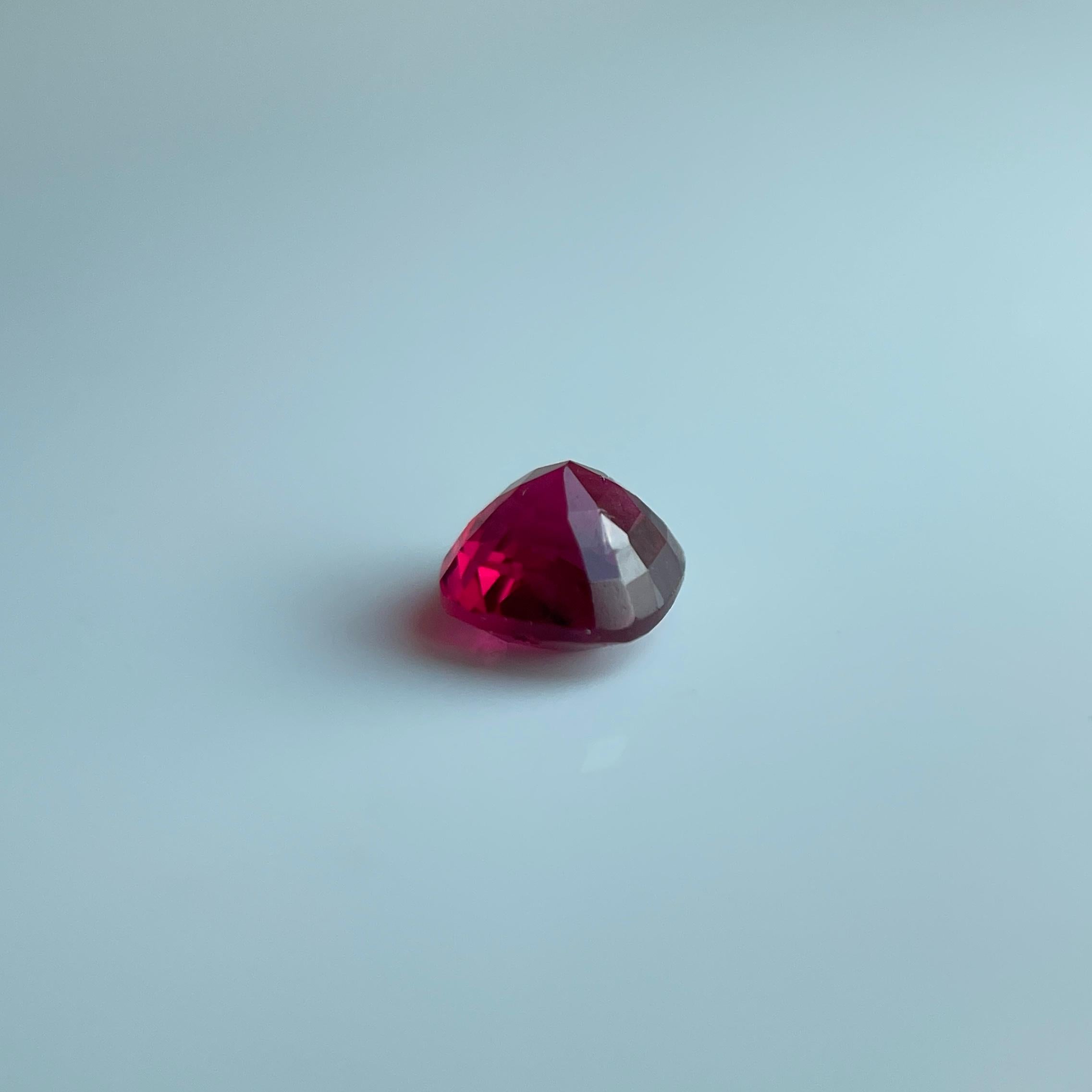 0.8ct Vibrant Red Jedi Spinel/Bright Red Spinel/Bright Red Spinel /Vivid Red Spinel (Top Quality) im Angebot 1