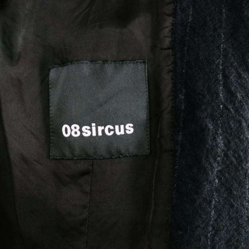 Men's 08SIRCUS by Kiminori Morishita 42 Regular Wool Navy Sport Coat For Sale