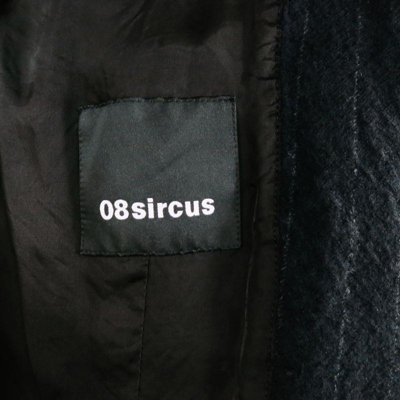 08SIRCUS by Kiminori Morishita 42 Cappotto sportivo regolare in lana navy In condizioni ottime in vendita a San Francisco, CA