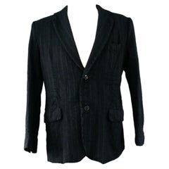 08SIRCUS by Kiminori Morishita Chaquetón 42 Regular Lana Azul Marino