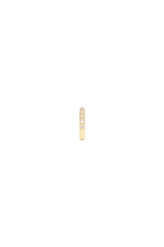0.9 Carat Canadian Diamond Half Eternity Gold Ring