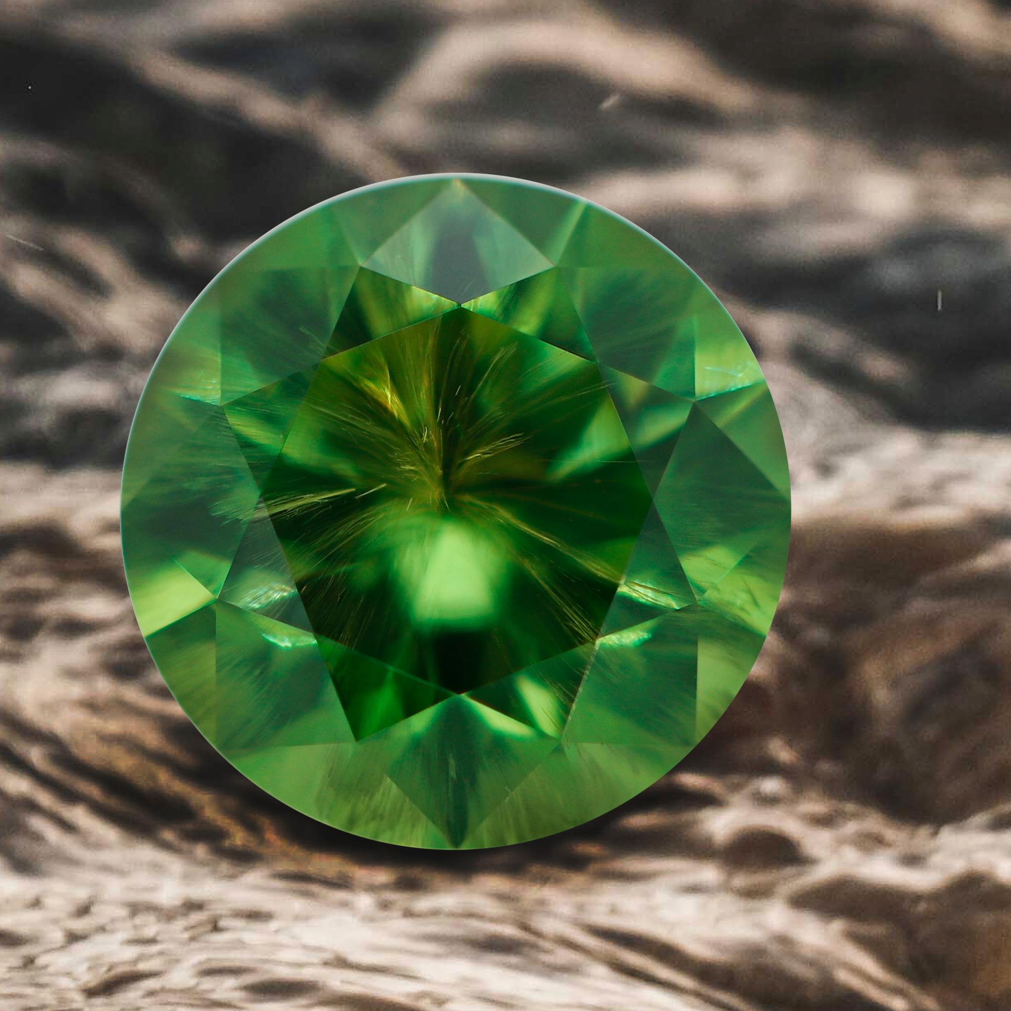 The Ural Mountains of Russia have long been recognized as the most important and consistent source of the rarest variety of Garnets, known as Demantoid. These unique gemstones are highly valued for their exceptional quality and brilliance, making