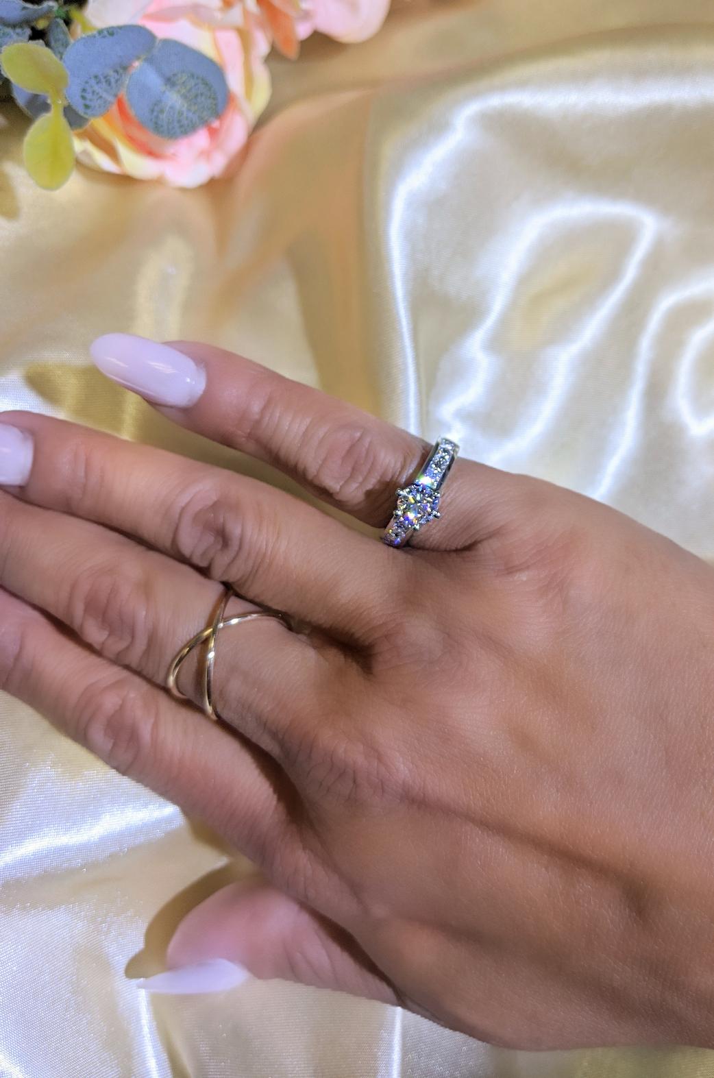For Sale:  0.90-2.40 Carat Diamond Engagement Ring 4