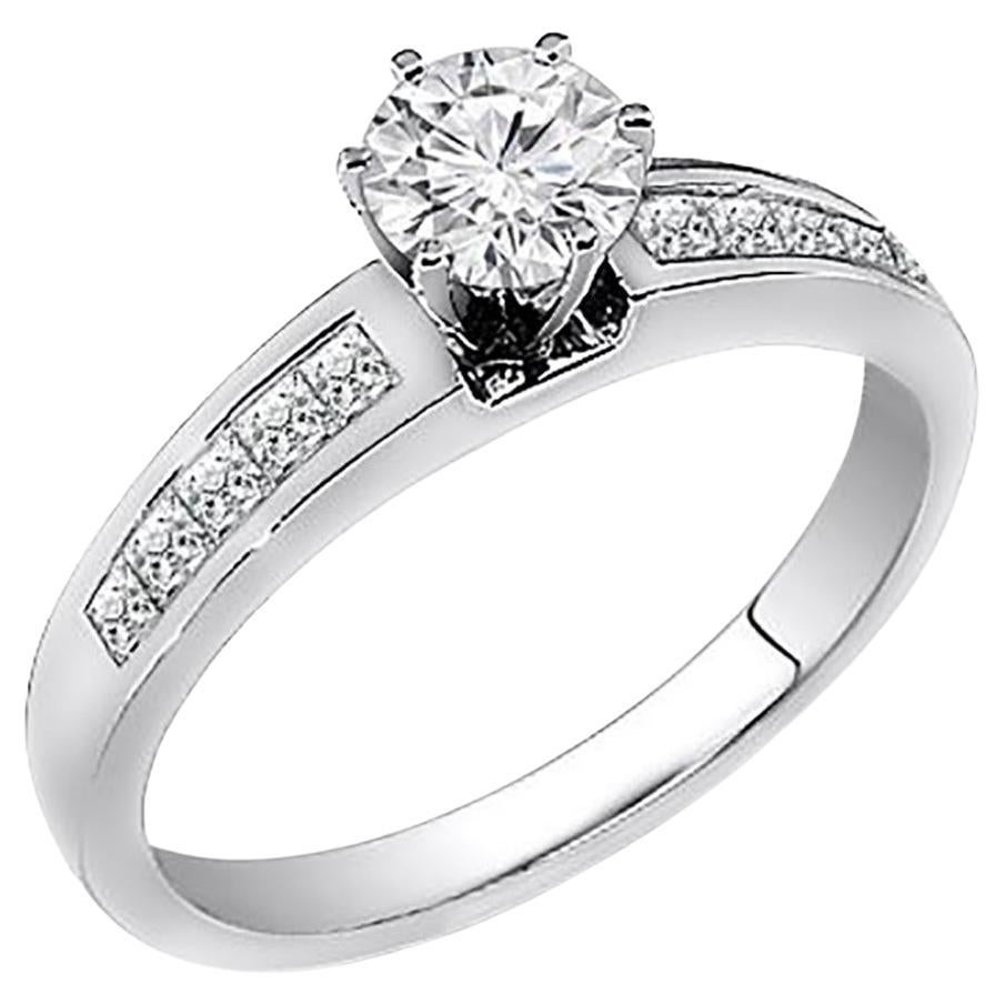 For Sale:  0.90-2.40 Carat Diamond Engagement Ring