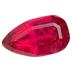 0.90 Carat Adorable Loose Rubellite Tourmaline Pear Shape Gemstone