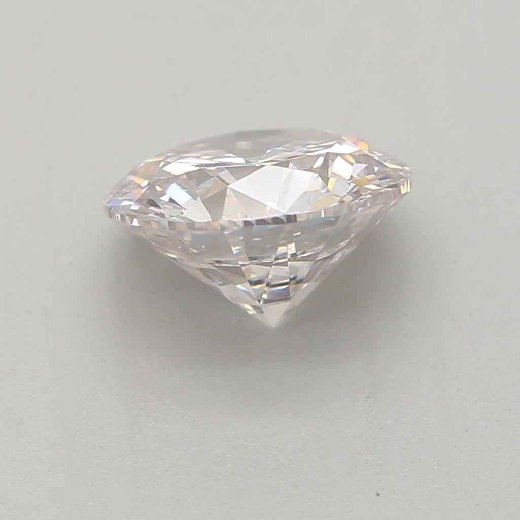 0.90 Carat Faint Pink Round cut diamond SI1 Clarity GIA Certified In New Condition For Sale In Kowloon, HK