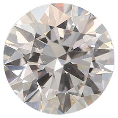 0,90 Karat Hellrosa Diamant im Rundschliff SI1 Reinheit GIA zertifiziert
