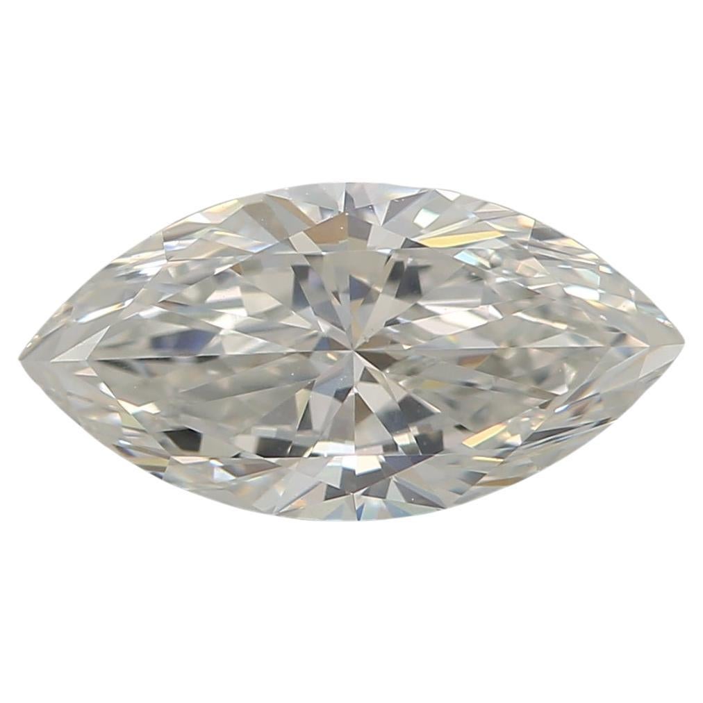 0.90 Carat Faint Yellow Green Marquise cut diamond SI2 Clarity GIA Certified