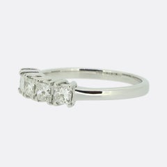 0.90 Carat Five-Stone Diamond Ring