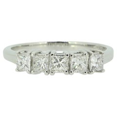 0.90 Carat Five-Stone Diamond Ring