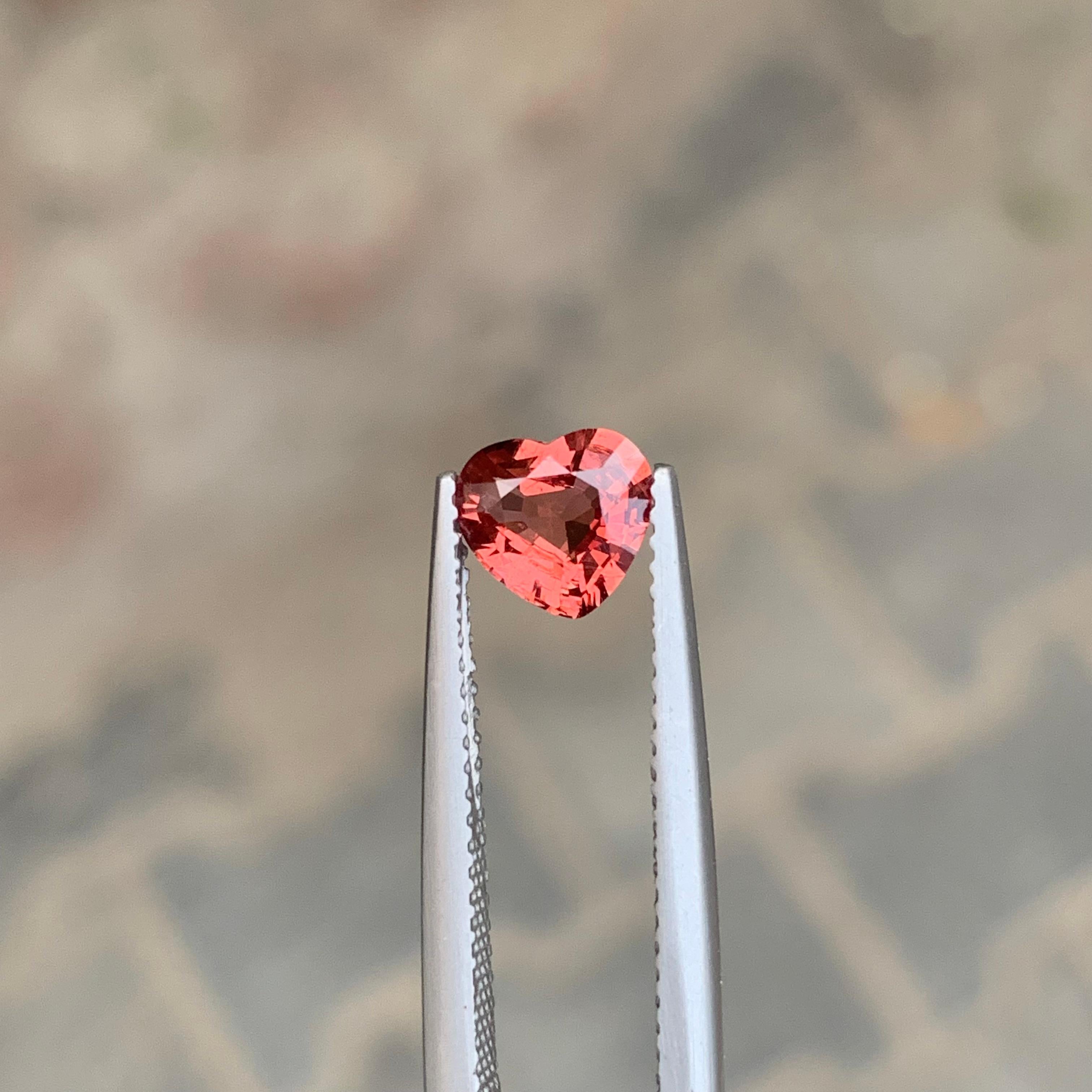 Faceted Peach Pink Spinel

Weight : 0.90 Carat
Dimension : 6.2 x 6.7 x 3.1 Mm
Colour : Peach Pink 
Treatment: Non
Origin: Tanzania
Shape : Heart
Certificate: On Demand

Spinel is a captivating gemstone prized for its brilliant colors and exceptional