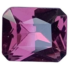 0.90 Carat Natural Loose Purple Spinel Octagon Cut Gemstone