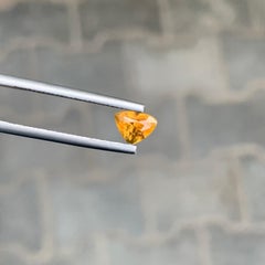 0,90 carati di titanite naturale sfusa a forma di trilione per gioielli