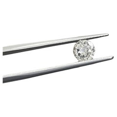0.90 Carat Round Diamond Pendant 14 Karat Yellow Gold