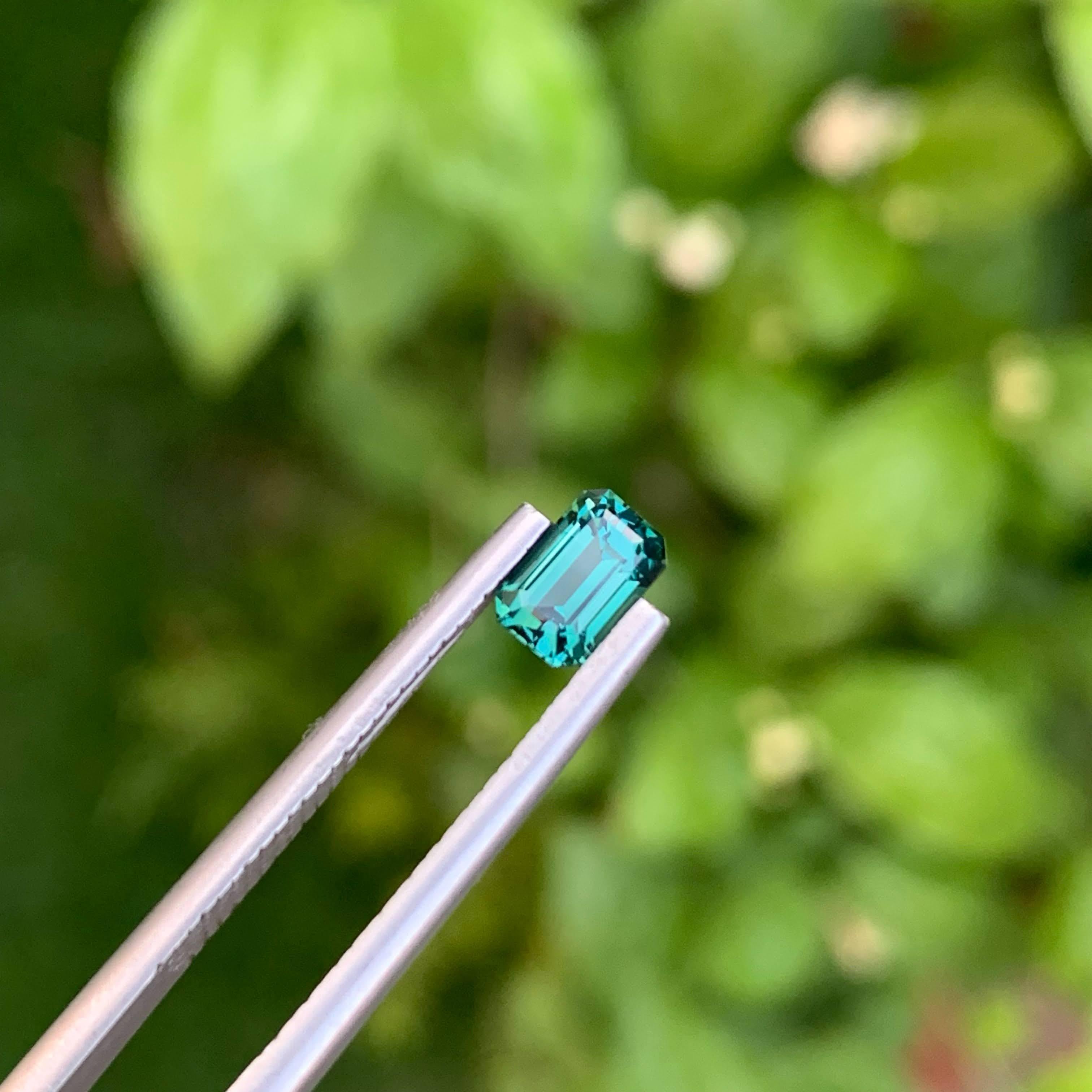 Gewicht 0,90 Karat 
Abmessung 6.2x4.1x3.6mm
Behandlung keine 
Herkunft Afghanistan 
Klarheit VVS
Form Achteck 
Smaragd schneiden 



Dieser exquisite Turmalin von 0,90 Karat, der aus den reichen Edelsteinminen Afghanistans stammt, ist ein wahres