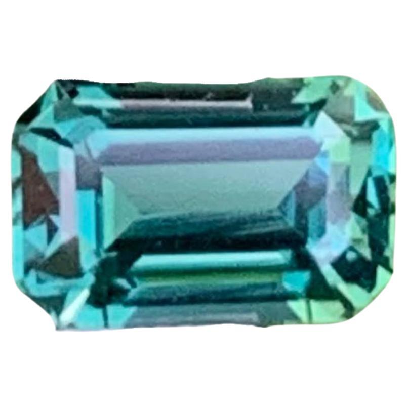0.90 Carats Loose Tourmaline Stone Emerald Cut Natural Afghan Gemstone