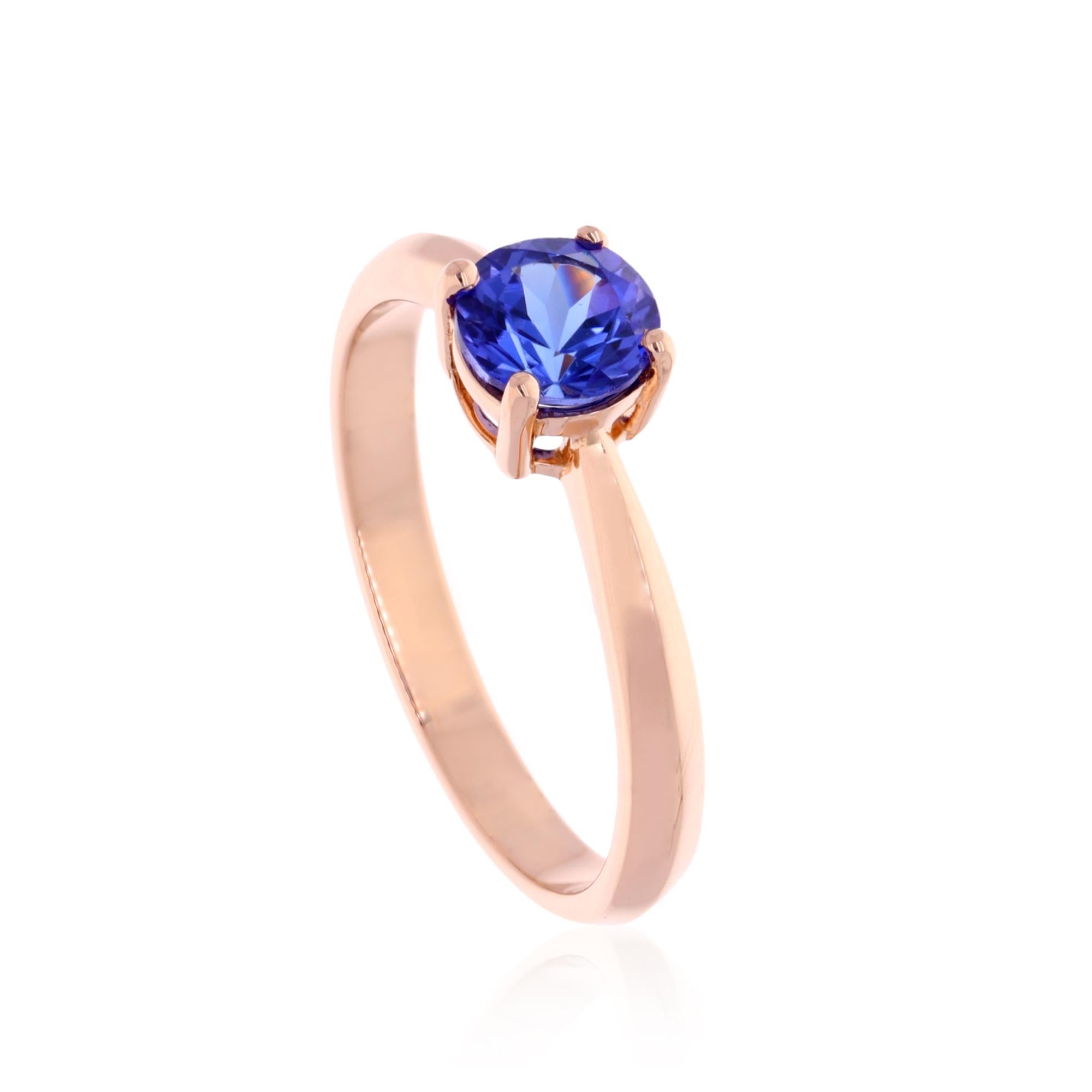 Item Code :- SER-22340
Gross Weight :- 3.47 grams
18k Rose Gold Weight :- 3.29 grams
Natural Tanzanite Weight :- 0.90 Carat
Ring Size :- 7 US & All size available

✦ Sizing
.....................
We can adjust most items to fit your sizing