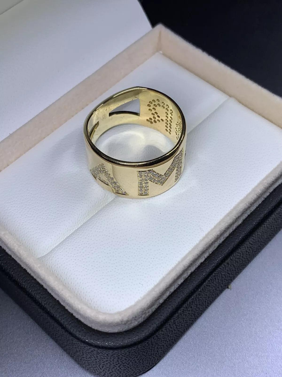 0,90ct AMORE Diamond Pasquale Bruni Bague à large bande en or jaune 18k. Unisexe en vente