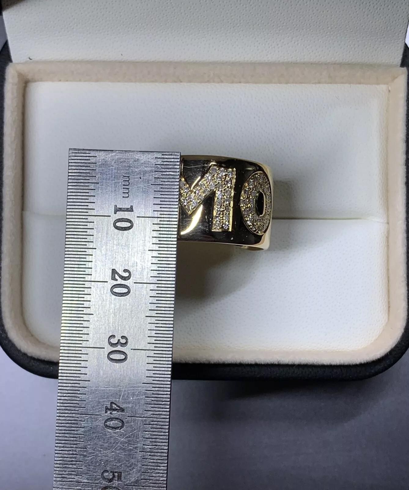 0,90ct AMORE Diamond Pasquale Bruni Bague à large bande en or jaune 18k. en vente 2