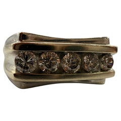 0.90ct Diamond wedding band 14kt gold