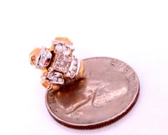 Orecchini con diamanti naturali da 0,90 carati in oro 14kt 12618