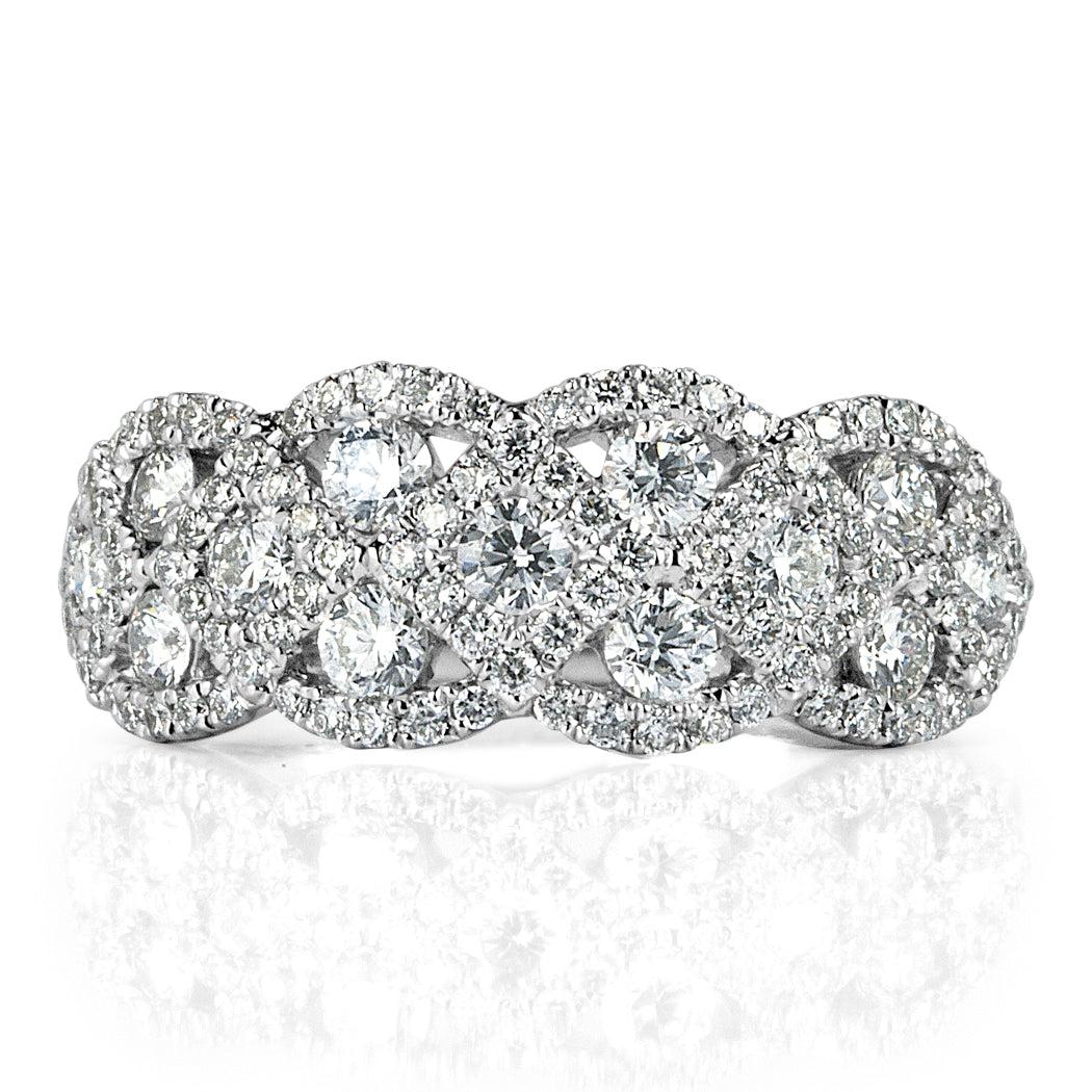 0.90ct Round Brilliant Cut Diamond Ring in 14k White Gold