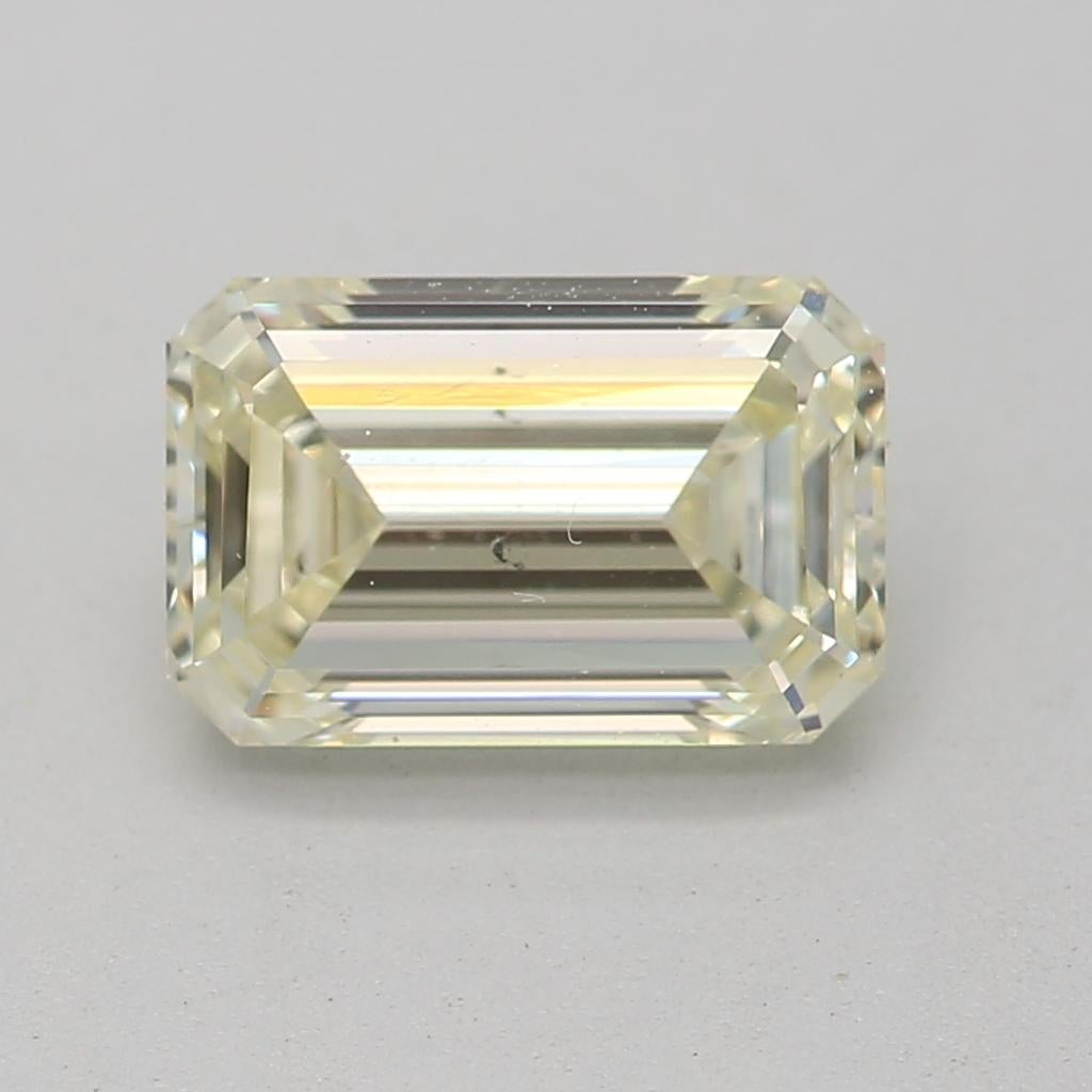 ***100% NATURAL FANCY COLOUR DIAMOND***

✪ Diamond Details ✪

➛ Shape: Emerald
➛ Colour Grade: S-T
➛ Carat: 0.91
➛ Clarity: SI2
➛ GIA Certified 

^FEATURES OF THE DIAMOND^

This emerald cut is a rectangular or square-shaped diamond with cut corners,