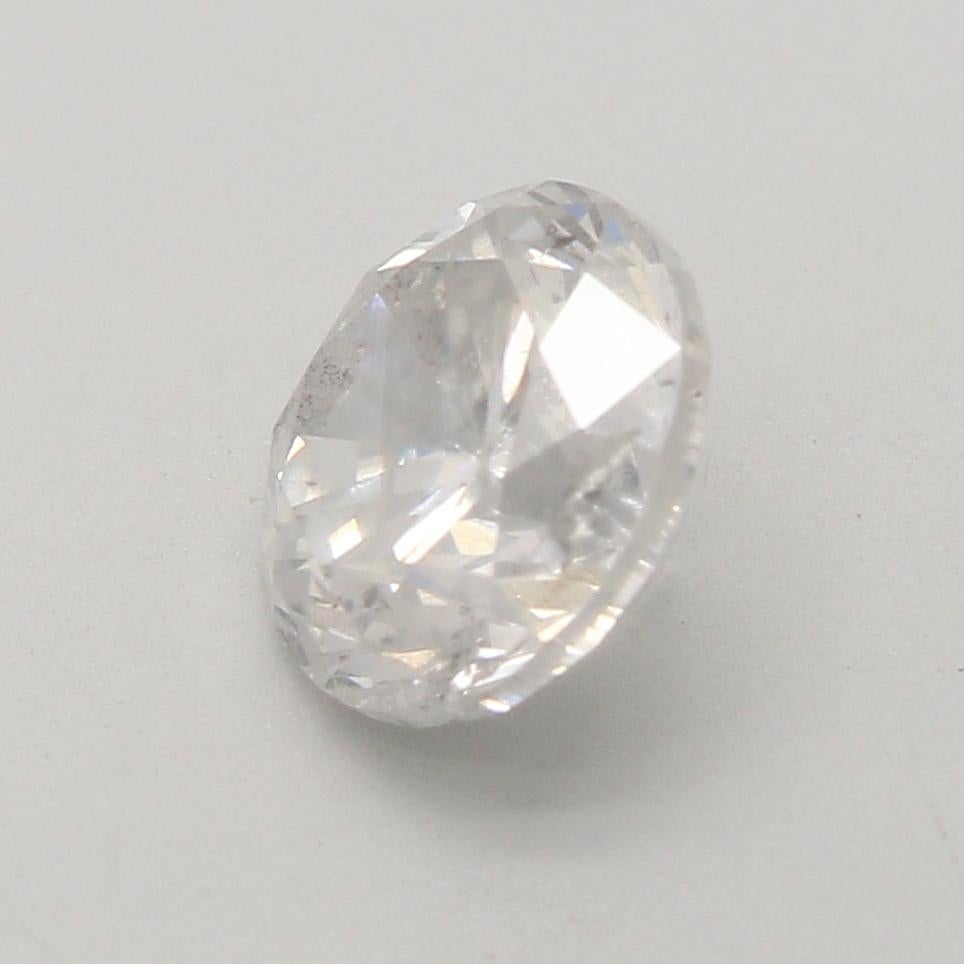 Round Cut 0.91 Carat Round shaped diamond I2 Clarity  For Sale